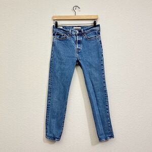 Levi's Blue Ankle & Cropped Jeans